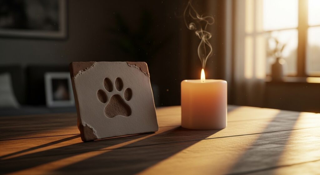 Paw Print Memorial: A Beautiful Way to Keep Your Pet’s Love Forever