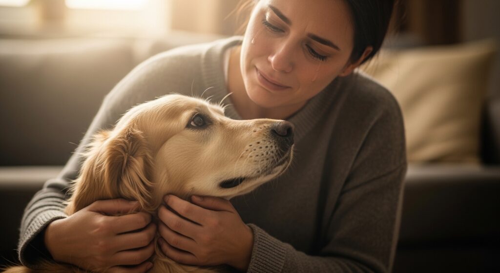 what to do when your pet dies emotional goodbye to pet
